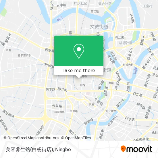 美容养生馆(白杨街店) map
