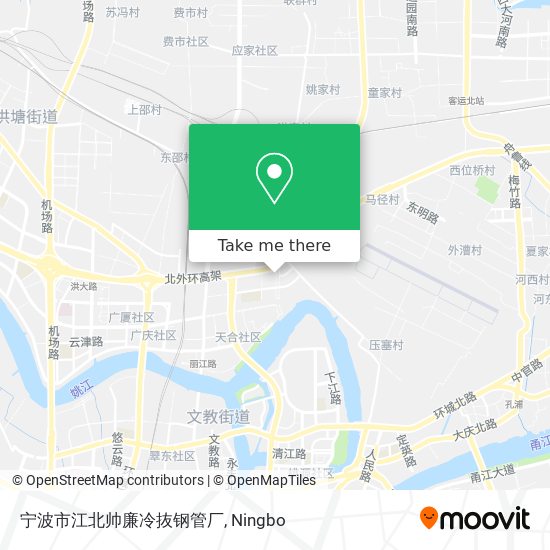 宁波市江北帅廉冷抜钢管厂 map