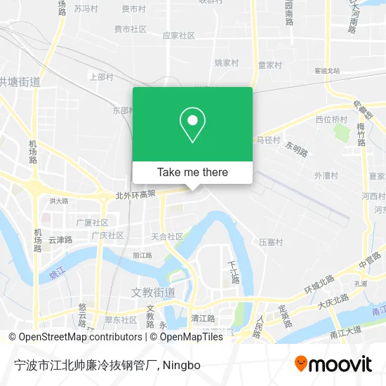 宁波市江北帅廉冷抜钢管厂 map