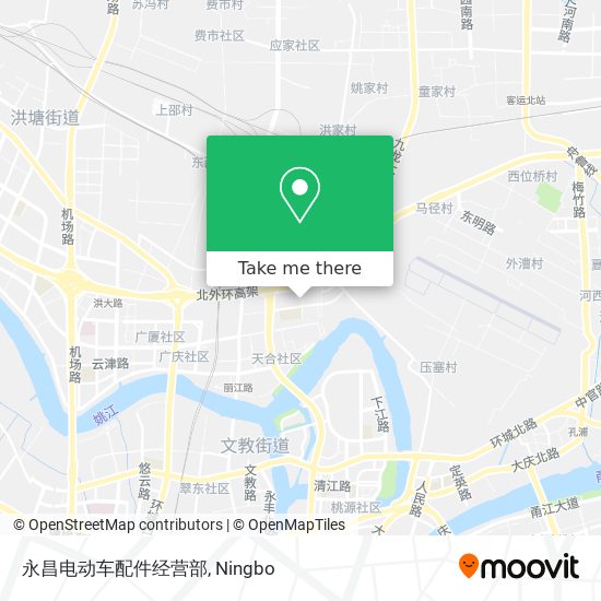 永昌电动车配件经营部 map