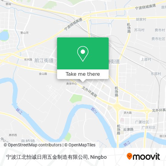 宁波江北怡诚日用五金制造有限公司 map