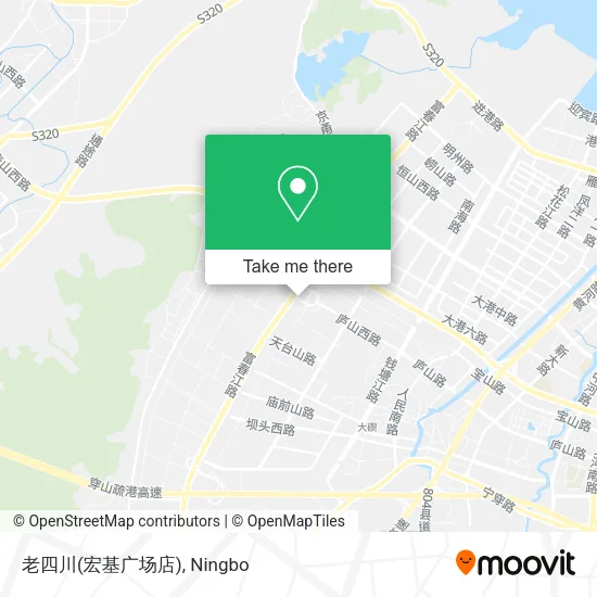老四川(宏基广场店) map