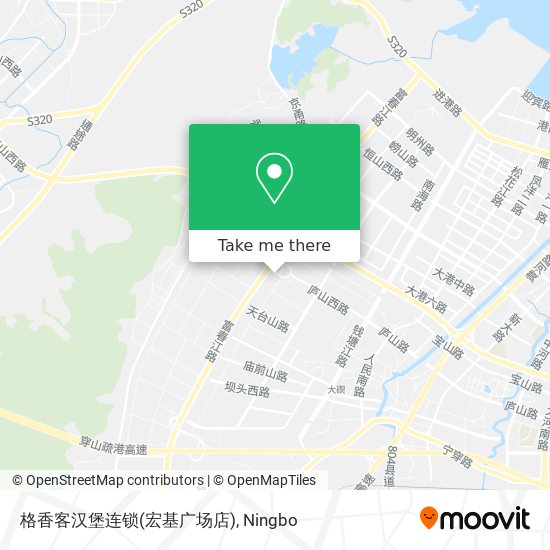 格香客汉堡连锁(宏基广场店) map