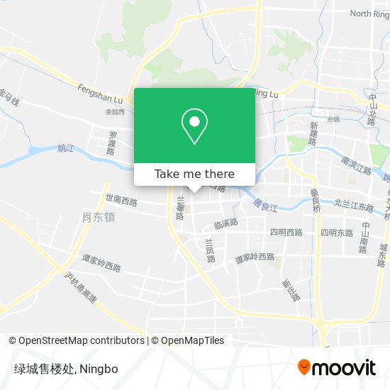 绿城售楼处 map