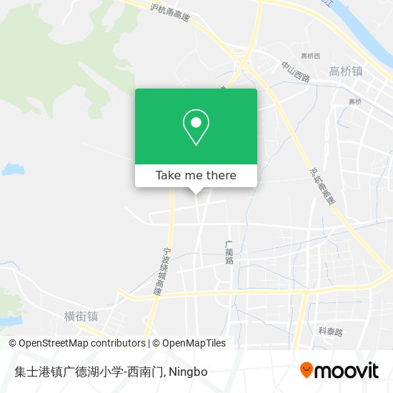 集士港镇广德湖小学-西南门 map