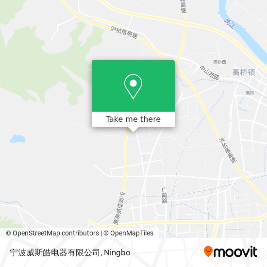 宁波威斯皓电器有限公司 map