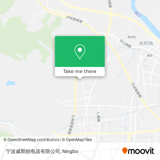 宁波威斯皓电器有限公司 map