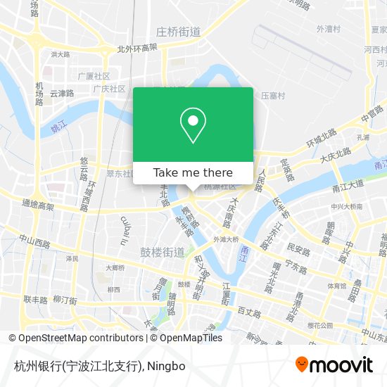 杭州银行(宁波江北支行) map