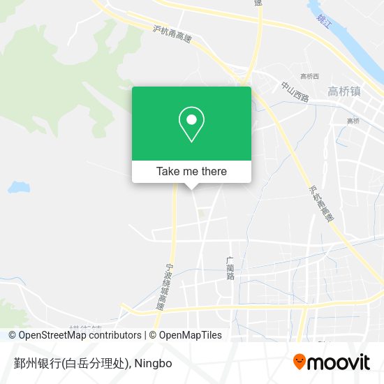鄞州银行(白岳分理处) map