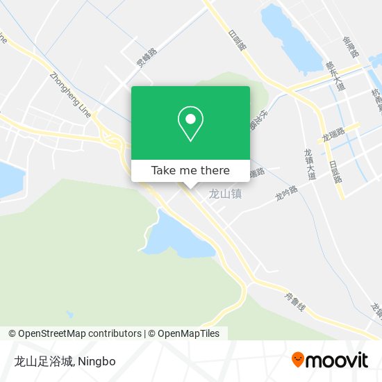 龙山足浴城 map