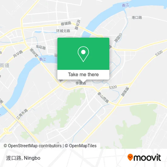 渡口路 map
