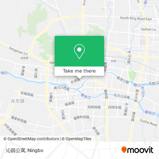 沁园公寓 map