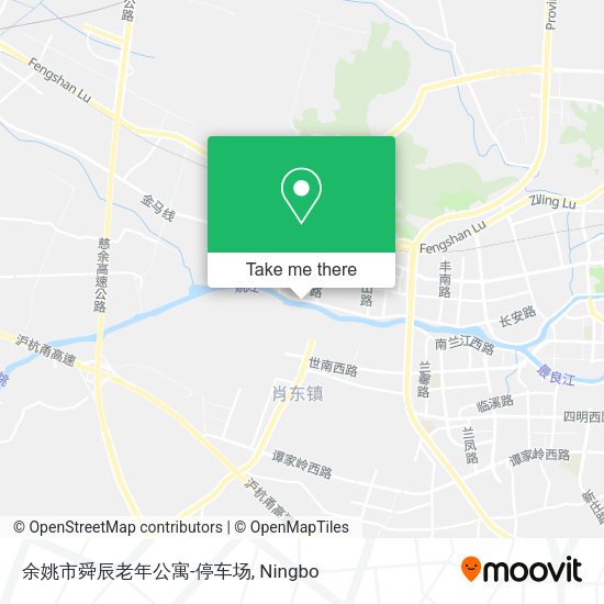 余姚市舜辰老年公寓-停车场 map