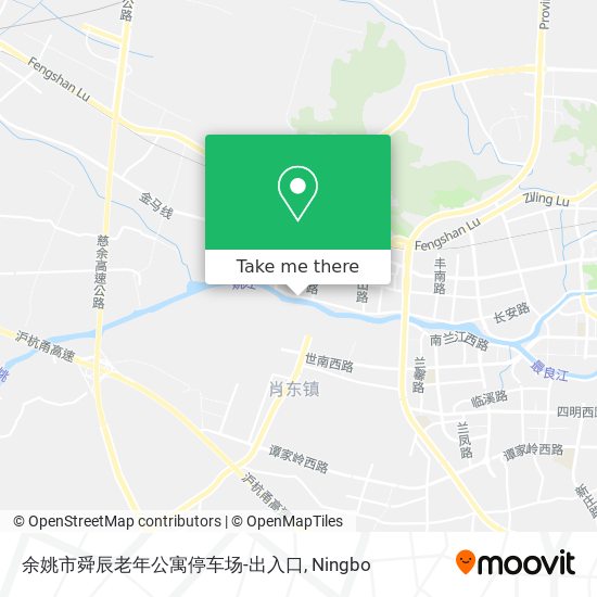 余姚市舜辰老年公寓停车场-出入口 map