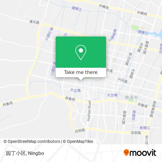 园丁小区 map