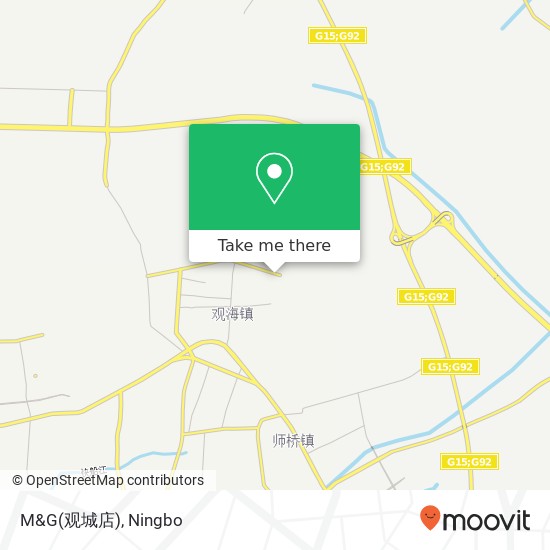M&G(观城店) map