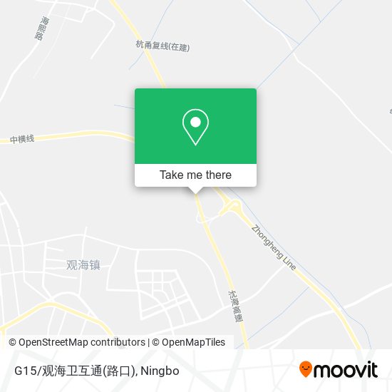 G15/观海卫互通(路口) map