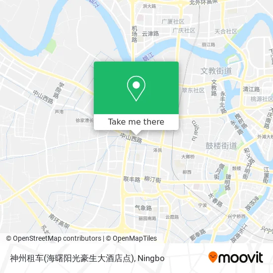 神州租车(海曙阳光豪生大酒店点) map