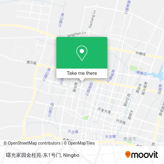 曙光家园金桂苑-东1号门 map