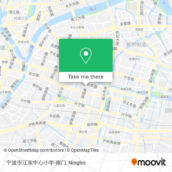宁波市江东中心小学-南门 map