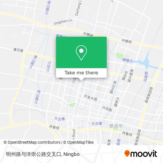 明州路与浒崇公路交叉口 map