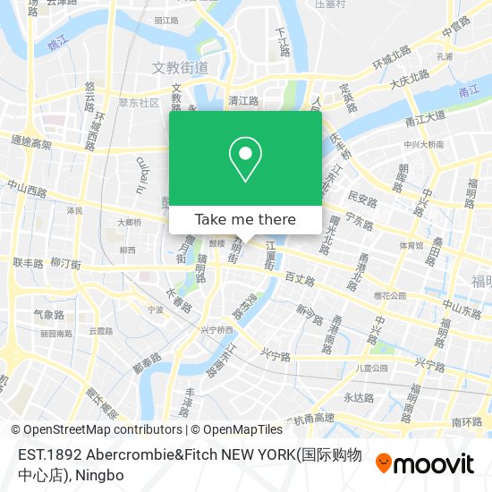 EST.1892 Abercrombie&Fitch NEW YORK(国际购物中心店) map