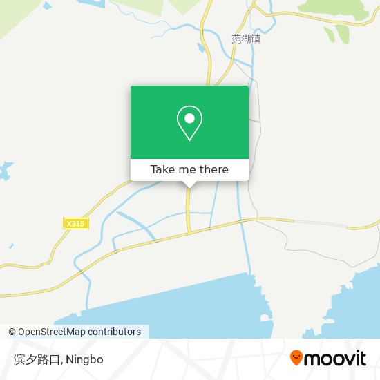 滨夕路口 map