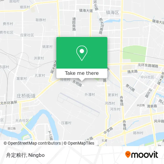 舟定粮行 map