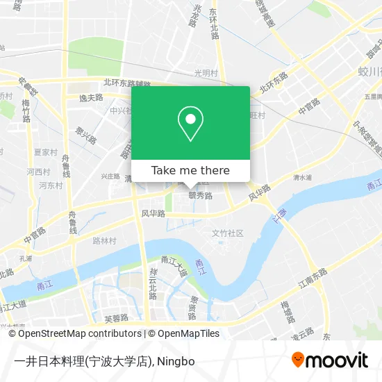 一井日本料理(宁波大学店) map
