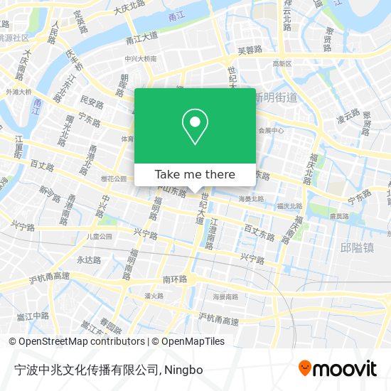 宁波中兆文化传播有限公司 map