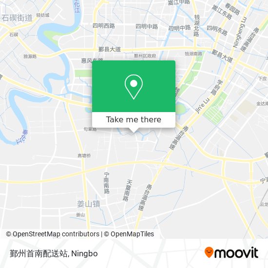 鄞州首南配送站 map