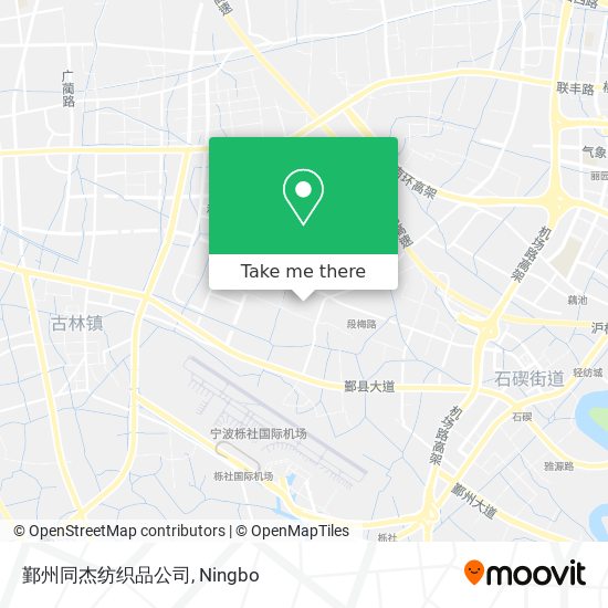 鄞州同杰纺织品公司 map