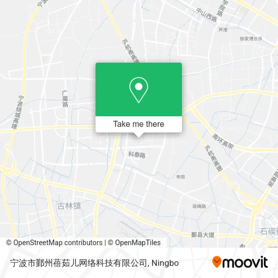 宁波市鄞州蓓茹儿网络科技有限公司 map