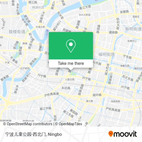 宁波儿童公园-西北门 map