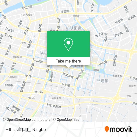 三叶儿童口腔 map