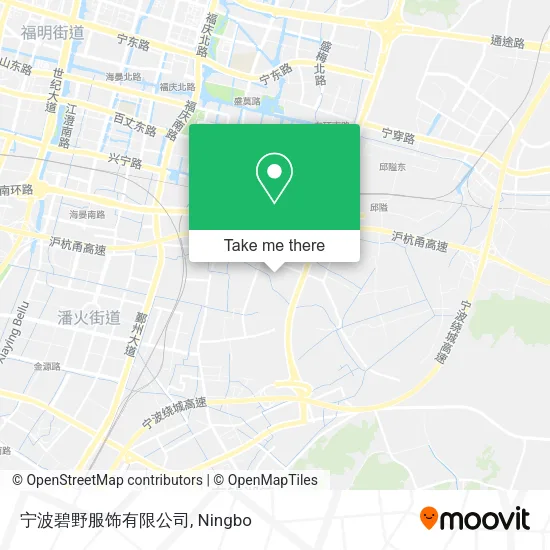 宁波碧野服饰有限公司 map