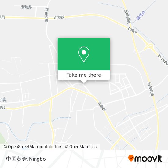 中国黄金 map