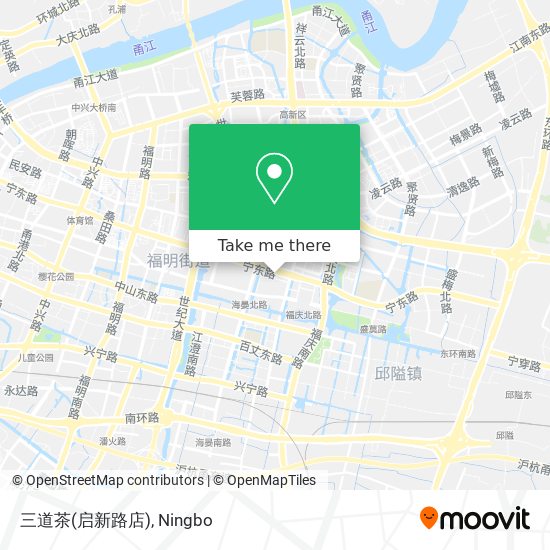 三道茶(启新路店) map
