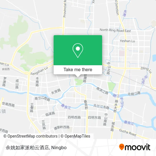 余姚如家派柏云酒店 map