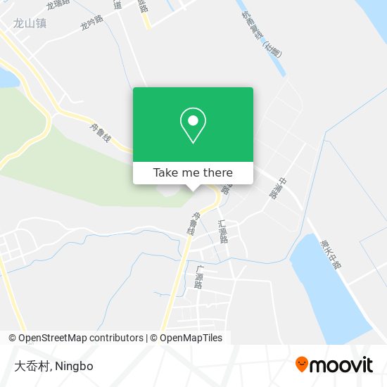 大岙村 map
