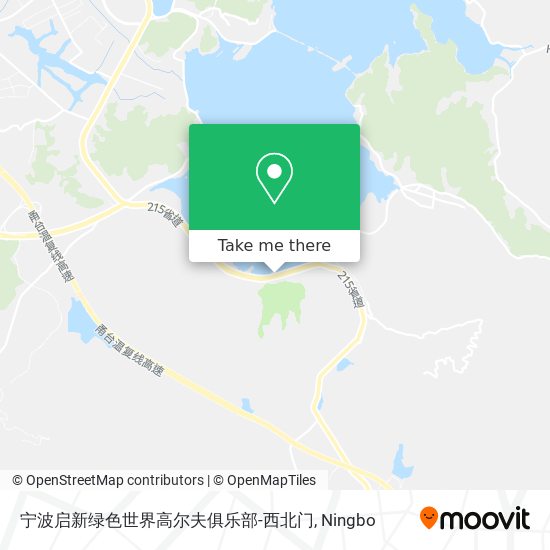 宁波启新绿色世界高尔夫俱乐部-西北门 map