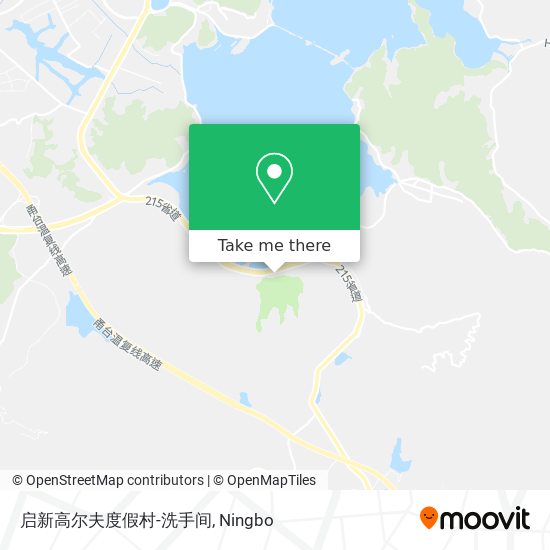 启新高尔夫度假村-洗手间 map