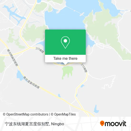 宁波东钱湖夏宫度假别墅 map