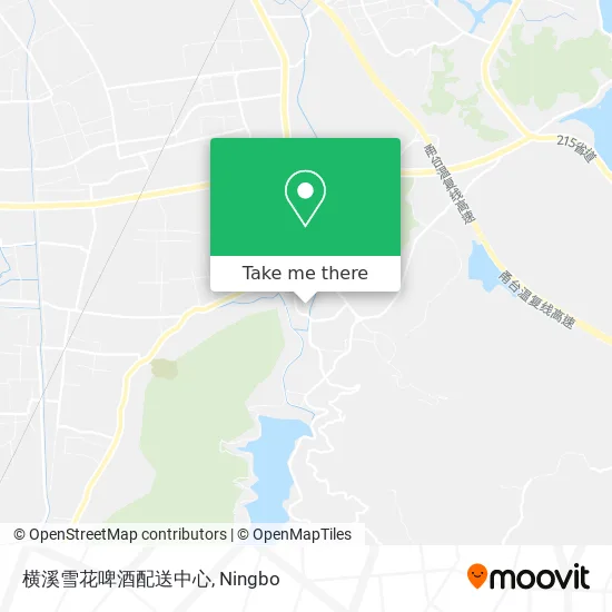 横溪雪花啤酒配送中心 map