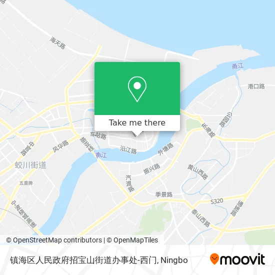 镇海区人民政府招宝山街道办事处-西门 map