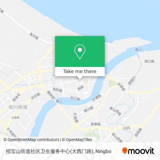 招宝山街道社区卫生服务中心(大西门路) map