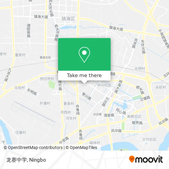 龙赛中学 map