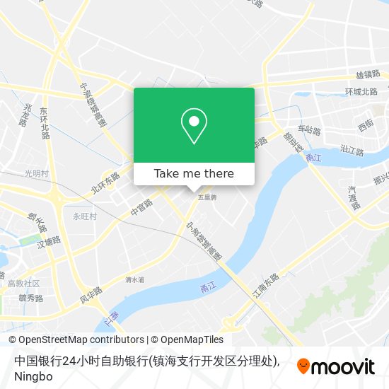 中国银行24小时自助银行(镇海支行开发区分理处) map