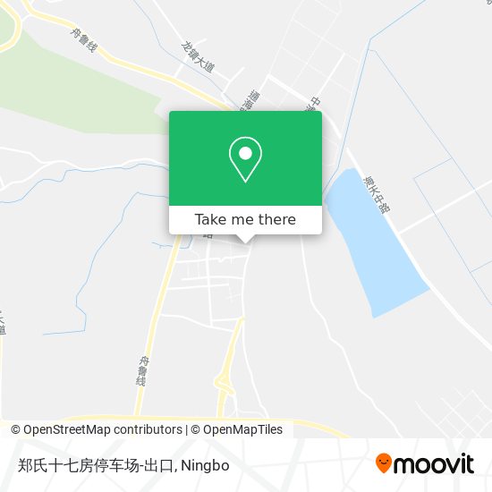 郑氏十七房停车场-出口 map