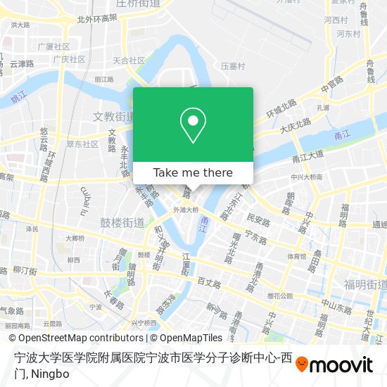 宁波大学医学院附属医院宁波市医学分子诊断中心-西门 map
